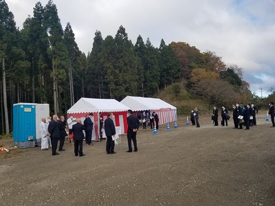 （仮称）布引の森管理棟新築工事　地鎮祭