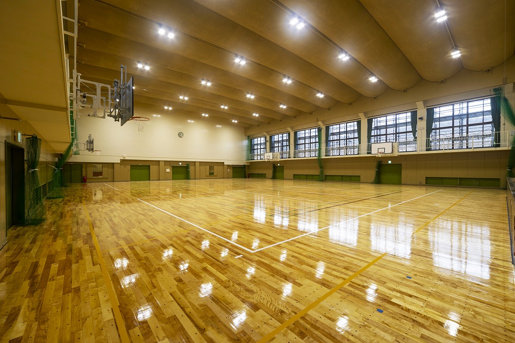 市立能登川南小学校体育館　完成