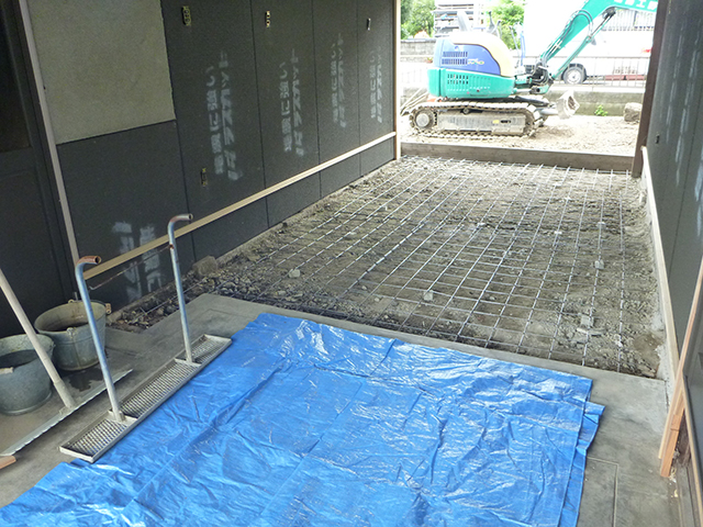 土間打ちをしました！