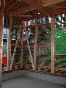 土塗り壁（荒壁）